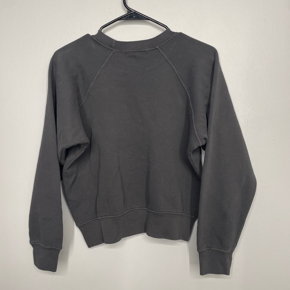 DAYDREAMER FLEETWOOD MAC CIRCLE LOGO RAGLAN CREW IN WASHED BLACK NWT - Picture 4 of 7